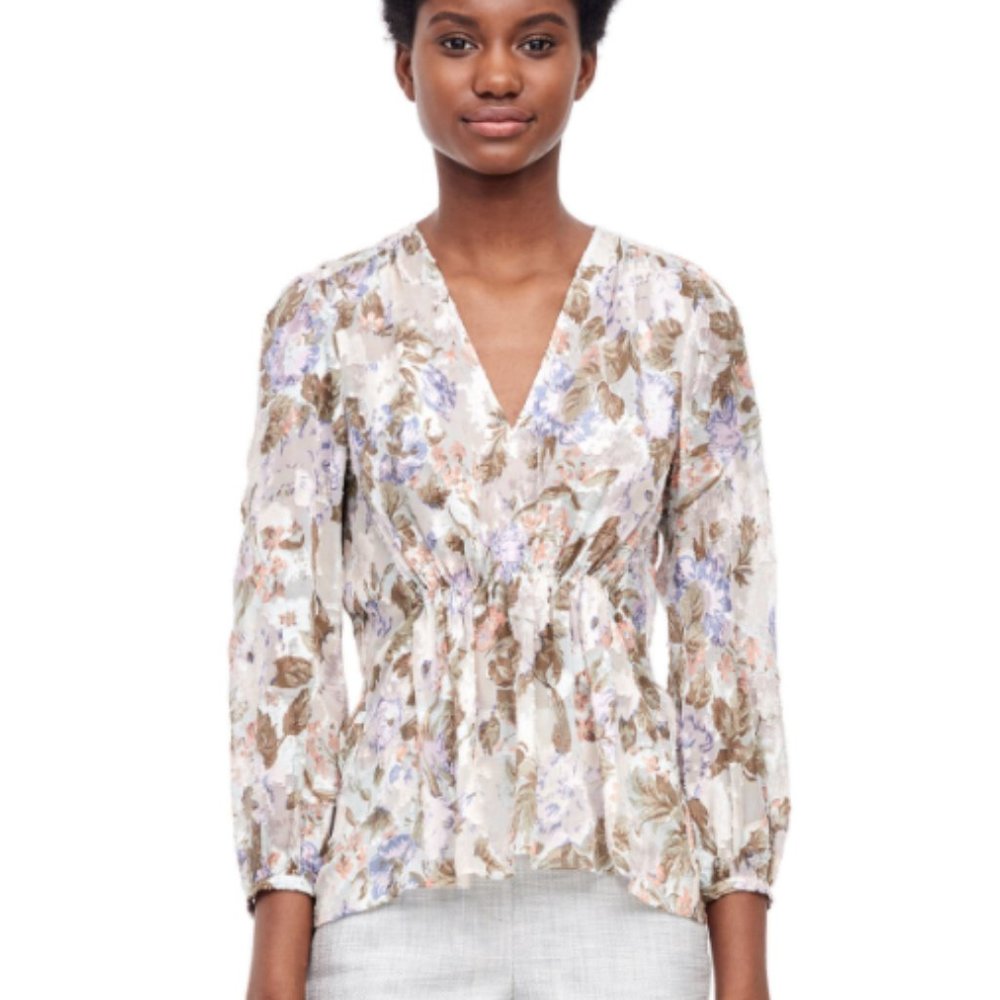 Rebecca Taylor Penelope Floral Blouse Size 4